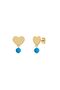 18Kt Gold Heart Shape Earrings E1Y6 | Shiny & Glossy Finish E1Y6