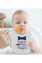 BK Kids "We're Both in Love with the Same Woman" Designer Baby Bodysuit and Bib Gift Set - Model 1, 9–12 Months - 3