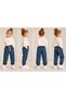 Kids' Girls' and Boys' School and Everyday Wear Unisex Jogger Pants, Petrol Blue Sweatpants, Elasticated Hem, Pockets, Drawstring, Ages 3–10 - 3
