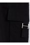 Lcw Kids Black Girls' Gabardine Cargo Pants - 6