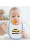 Bk Kids Hopaliyim Designed Blue Baby Bodysuit and Bib Gift Set - 1, for Ages 9-12 Months. - 3