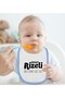 BK Kids "Dikkat Rizeli" Design Blue Baby Bib - 1 - 2