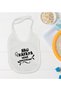 BK Kids White Baby Bib with "Hau Kafaya" Design - 1