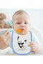BK Kids Atatürk-Themed Blue Baby Bib - 25 - 2