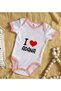BK Kids "I Love Adana" Pink Baby Bodysuit - Style 1, 3–6 Months - 2