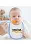 BK Kids Donayrum-Designed Blue Baby Bodysuit and Bib Gift Set-1, 3–6 Months - 3