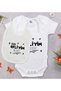 BK Kids "I'm an Office Worker—What Happened?" Patterned White Baby Bodysuit, Bodysuit, and Bib Gift Set-1, 0–3 Months