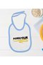 BK Kids Donayrum-Designed Blue Baby Bodysuit and Bib Gift Set-1, 3–6 Months - 4