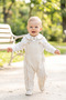 Boys' Dungarees Set with Bow Tie and Shirt—2-Piece Set for Birthdays, Holidays, and Special Occasions - 5