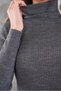 Corded Fabric Fisherman-Style Knit Dress - 4