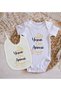 BK Kids "Yesun Oni and Her Mom" Designer Baby Bodysuit, Bodysuit, and Bib Gift Set - Model 1, 0–3 Months - 2