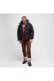 Puffer hooded jacket with hood