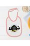BK Kids "My Uncle Takes Care of Everything" Design Pink Baby Bodysuit and Bib Gift Set-1, 3–6 Months - 3