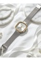 FERRUCCİ (GOLD & SILVER) Woven Strap Women's Wristwatch - 3
