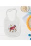 BK Kids "Dikkat Laz" Design White Baby Bib - 1 en124771