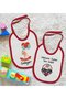 BK Kids "The Owner of the Place" Designer 2-Pack Red Baby Bib - 1 en126986 - 2