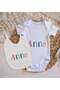 BK Kids Mother-Designed Baby Bodysuit and Bib Gift Set - Model 1, 6–9 Months - 2