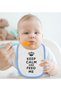 BK Kids "Keep Calm" Design Blue Baby Bib, 2-Pack - 1 en127033 - 3