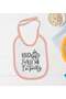 "I'm Pretty" Designer Pink Baby Bodysuit and Bib Gift Set #1, 3–6 Months - 3