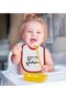 BK Kids "Everyone Looks Like Me, I'm Just Like My Aunt" Red Baby Bib with Design - 1 - 2