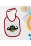 BK Kids "My Uncle Takes Care of Everything" Red Baby Bib - 1