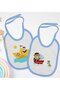 BK Kids Cute Captain-Printed Blue Baby Bib Set of 2 - 1