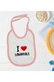 Bk Kids I Love Çanakkale Design Pink Baby Bib - Model 1 En121524