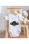 BK Kids "My Uncle Takes Care of Everything" Designer Baby Bodysuit, Onesie, and Bib Gift Set - Model 1 12-1 - 5