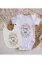 BK Kids "Daddy's Girl" Designer Baby Bodysuit and Bib Gift Set - Model 1, 12–18 months - 2
