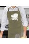 Professional Chef Designed Khaki Green Kitchen Apron, Cook Apron, Chef Apron, Home Gift, A