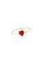 18KT Gold Heart Shape Ring Size 55 R1YK9_december