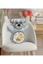 Cute Blue Teddy Bear Print Pillow - 1 - 3
