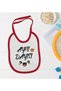 BK Kids Red Baby Bib with the Same Uncle Design - 1 en124442