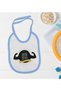 BK Kids "My Uncle Takes Care of Everything" Blue Baby Bib
