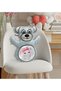 Cute Blue Teddy Bear Print Pillow with Elephant Design - 4 - 3