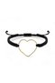 18Kt Gold Heart Bracelet B1Y71 | Heart Diameter 2.5cm