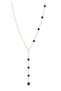 , Stars Necklace, Black Star, Adjustable 37–40cm, Elegant Gift