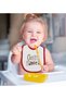 BK Kids "Girl Power" Design Red Baby Bib - 1 - 2