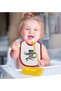 BK Kids Red Baby Bib with "Hau Kafaya" Design - 1 - 2