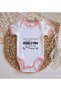 BK Kids "I'm from Rize" Design Pink Baby Bodysuit-1, 3–6 Months - 3