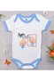 BK Kids Blue Baby Bodysuit with the Same Daddy Design - 1 (9-12 Months)