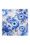 Evil Eye Bead Pattern Scarf Bandana 50X50 cm