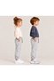 Kids' Girls' and Boys' School and Everyday Use Unisex Jogger Pants in Heather Gray, with Elasticated Hems, Pockets, and Drawstrings, Ages 3–10 - 2