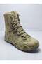 E132 100% Waterproof Genuine Leather Sand Beige Military Tactical Boots - 2