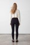 Women's black high-waisted shaping stretch leggings alc-x16041 - 5