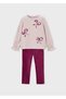 Girls' Leggings Set - Framboise 4739