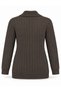 New Style Women's Mid-Age and Older Knit Zipper-Front Hattuş Mother Cardigan 2711 - 4