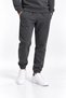 Men's Charcoal Grey 3-Ply Sweatsuit Set with Crew Neck, Made of Super Soft Puff Fabric - 7