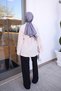 Beige Single-Pocket Button-Down Tunic - 5
