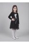 Girls' November 10 Black Tutu Skirt and Black Long-Sleeve ATATÜRK Outfit - 2